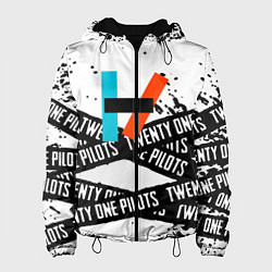 Куртка с капюшоном женская Twenty one pilots rock, цвет: 3D-черный