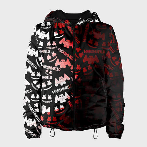 Женская куртка Marshmello краски / 3D-Черный – фото 1