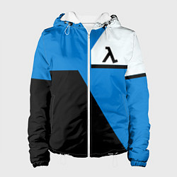 Куртка с капюшоном женская Half life geometry steel valve, цвет: 3D-белый