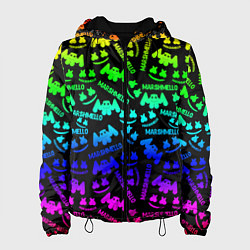 Женская куртка Marshmello neon steel pattern