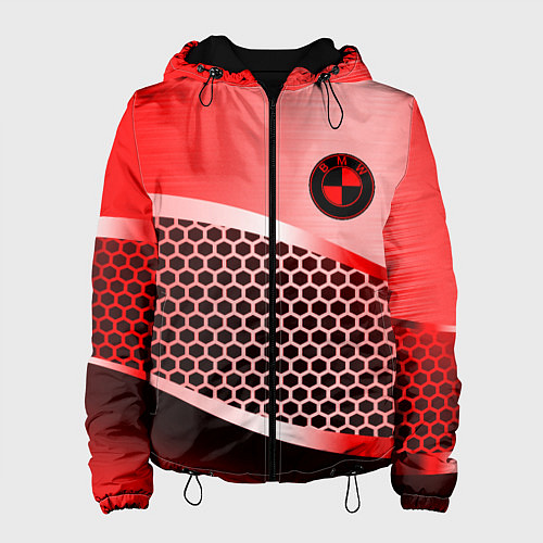 Женская куртка BMW carbon texture / 3D-Черный – фото 1