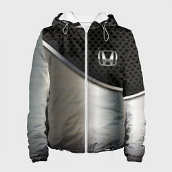 Куртка с капюшоном женская Honda metal car, цвет: 3D-белый