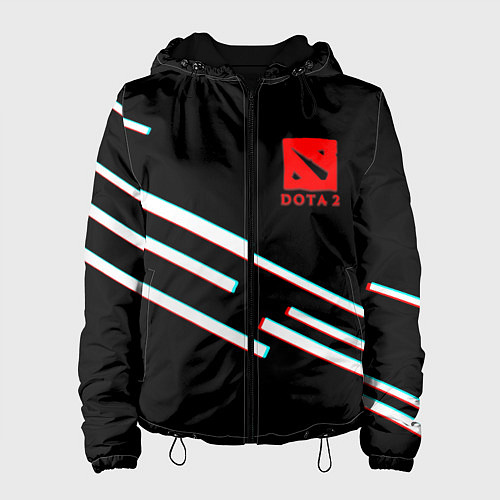 Женская куртка DOTA2 lines / 3D-Черный – фото 1