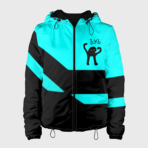 Женская куртка Ъуъ съука геометрия / 3D-Черный – фото 1