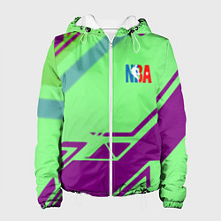 Куртка с капюшоном женская NBA geometry sport, цвет: 3D-белый