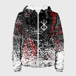 Куртка с капюшоном женская Berserk 1997, цвет: 3D-белый