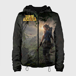 Куртка с капюшоном женская Lara Croft tomb raider, цвет: 3D-черный