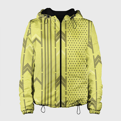 Женская куртка Закулисье классические обои / 3D-Черный – фото 1