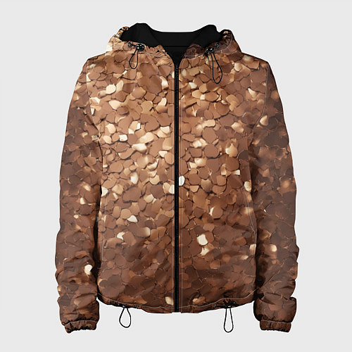 Женская куртка Золотые частицы / 3D-Черный – фото 1