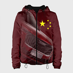 Женская куртка Haval и флаг