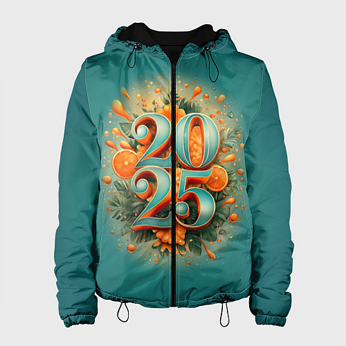 Женская куртка Мандариновый 2025 / 3D-Черный – фото 1