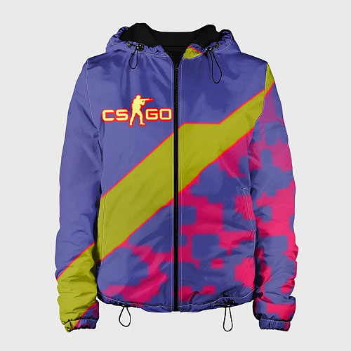 Женская куртка Counter strike camo line / 3D-Черный – фото 1