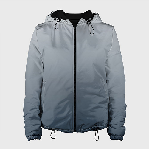 Женская куртка Градиент 50 оттенков серого / 3D-Черный – фото 1