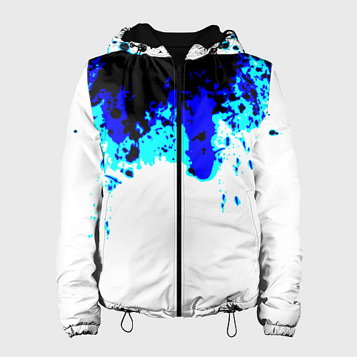 Женская куртка Синяя кровь андроида / 3D-Черный – фото 1