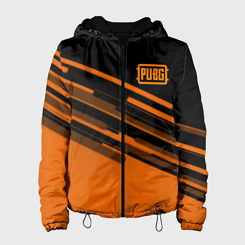 Женская куртка PUBG geometry line / 3D-Черный – фото 1