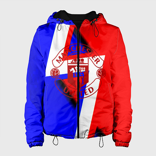 Женская куртка Манчестер юнайтед геомтерия / 3D-Черный – фото 1