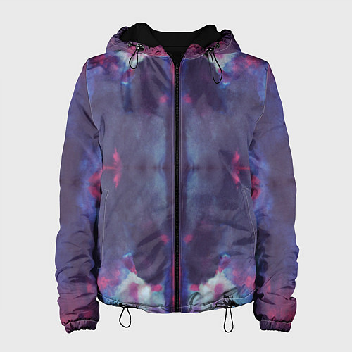 Женская куртка Тай-дай космос / 3D-Черный – фото 1