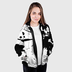 Куртка с капюшоном женская Art blots - vanguard, цвет: 3D-черный — фото 2