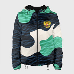 Женская куртка Текстурный милитари камуфляж