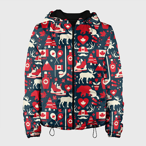 Женская куртка Канада / 3D-Черный – фото 1