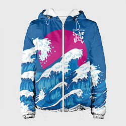 Куртка с капюшоном женская Корпус бойни демонов - Kisatsutai, цвет: 3D-белый