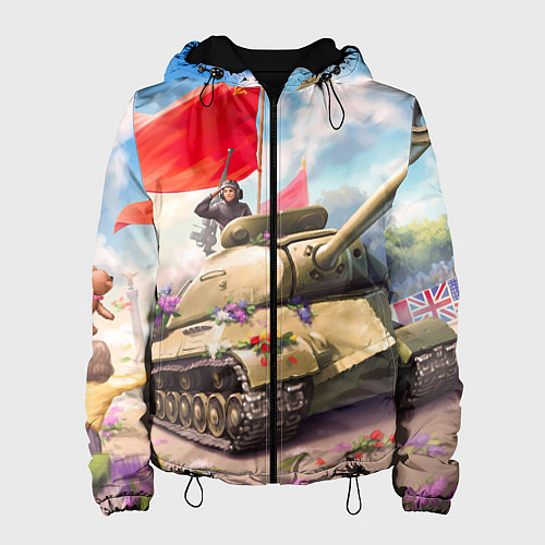 Женская куртка Русский танк / 3D-Черный – фото 1