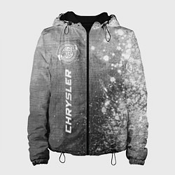 Куртка с капюшоном женская Chrysler - grey gradient по-вертикали, цвет: 3D-черный