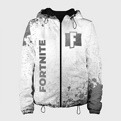 Куртка с капюшоном женская Fortnite - white gradient вертикально, цвет: 3D-черный