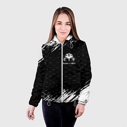 Куртка с капюшоном женская Король и шут краски броня, цвет: 3D-белый — фото 2