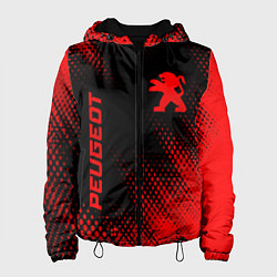 Женская куртка Peugeot - red gradient вертикально