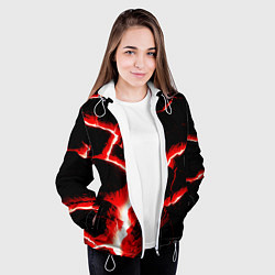 Куртка с капюшоном женская The rift, цвет: 3D-белый — фото 2