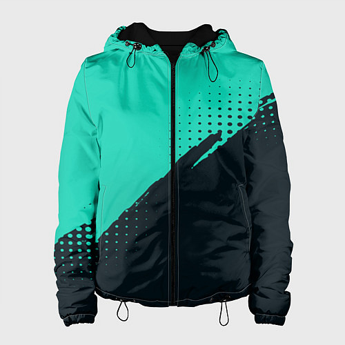 Женская куртка Color black light blue / 3D-Черный – фото 1