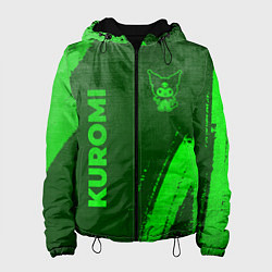 Женская куртка Kuromi - green gradient вертикально