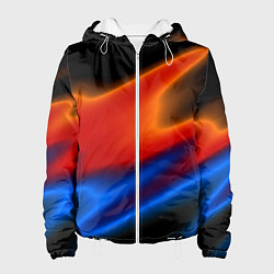 Куртка с капюшоном женская Multicoloured, цвет: 3D-белый