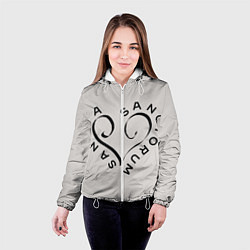 Куртка с капюшоном женская Святая святых, цвет: 3D-белый — фото 2