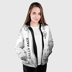 Куртка с капюшоном женская Sally Face - white gradient вертикально, цвет: 3D-черный — фото 2