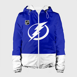 Куртка с капюшоном женская Тампа Бэй Лайтнинг хоккей, цвет: 3D-белый