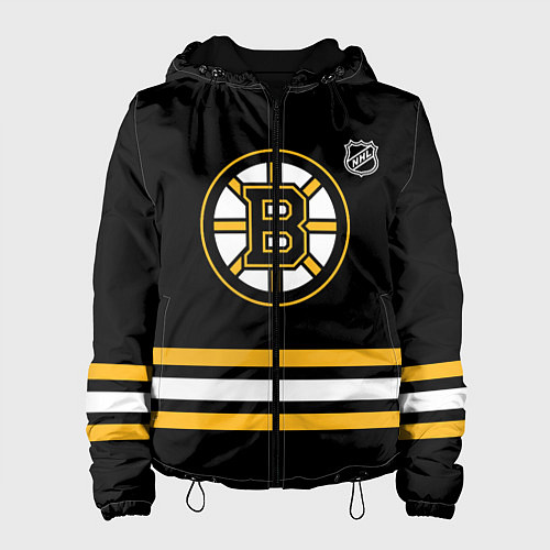 Женская куртка Бостон Брюинз хоккей / 3D-Черный – фото 1
