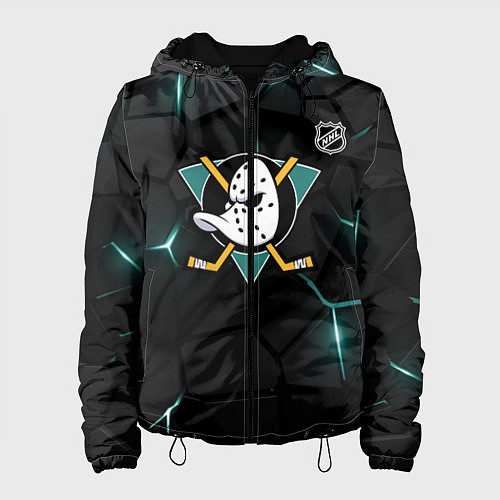 Женская куртка Анахайм Дакс - плиты с подсветкой / 3D-Черный – фото 1