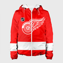 Куртка с капюшоном женская Detroit Red Wings hockey, цвет: 3D-белый