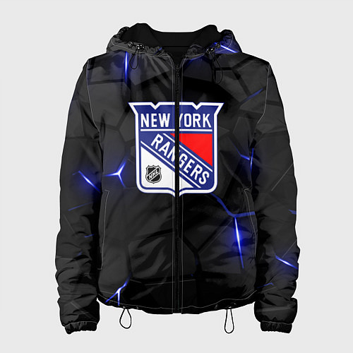 Женская куртка Нью Йорк Рейнджерс - НХЛ хоккей / 3D-Черный – фото 1