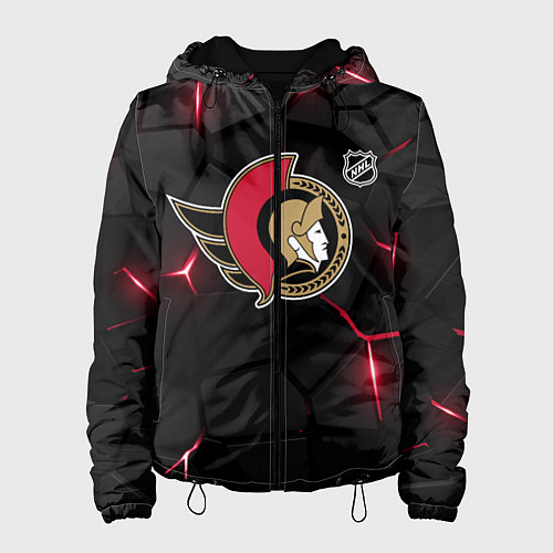 Женская куртка Оттава Сенаторз - НХЛ хоккей / 3D-Черный – фото 1