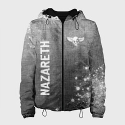 Куртка с капюшоном женская Nazareth - grey gradient вертикально, цвет: 3D-черный