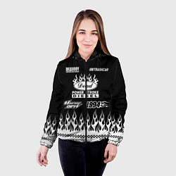 Куртка с капюшоном женская Dead black - Bones, цвет: 3D-черный — фото 2