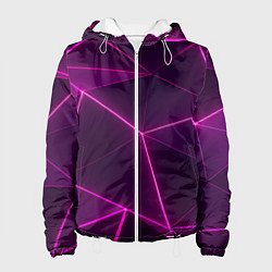 Женская куртка Плиты с фиолетовыми гранями