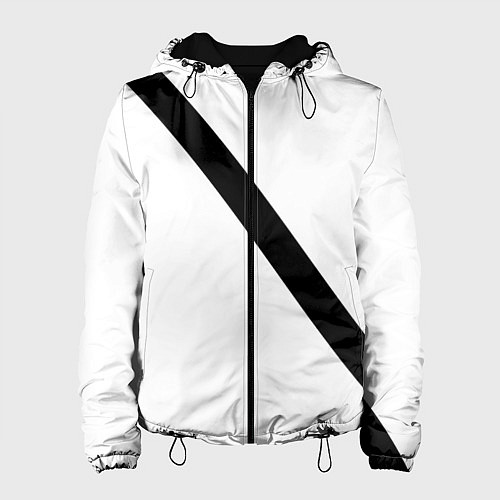 Женская куртка Ремень безопасности пассажирский / 3D-Черный – фото 1