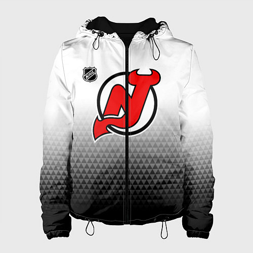 Женская куртка Нью Джерси Девилз - из белого в черный / 3D-Черный – фото 1