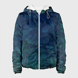 Женская куртка Абстракция - marine camouflage
