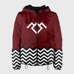 Женская куртка Твин Пикс - лого