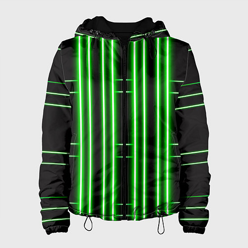Женская куртка Neon green / 3D-Черный – фото 1